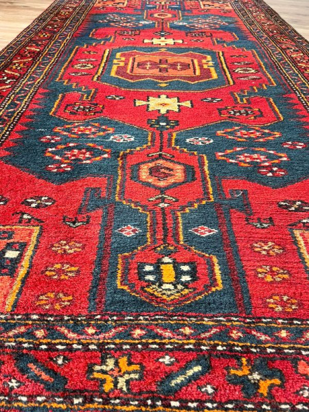 Vlnený koberec Kazak