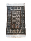Prekrásny pravý ručne viazaný svetlý modlitebný koberec 110 x 64 cm