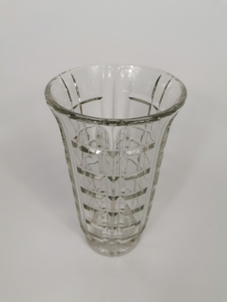 Krásna nepoškodená Retro sklenená váza 20 cm