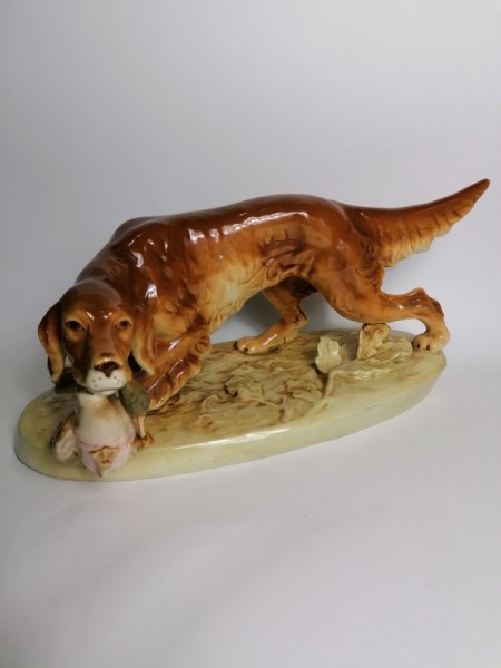 Lovecký pes - porcelán DUX